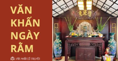 Văn khấn ngày rằm hàng tháng