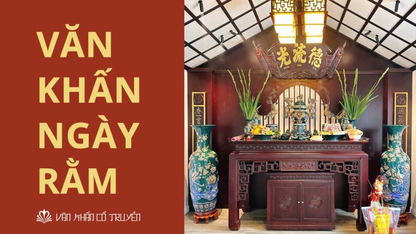Văn khấn ngày rằm hàng tháng