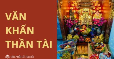 Văn khấn thần tài