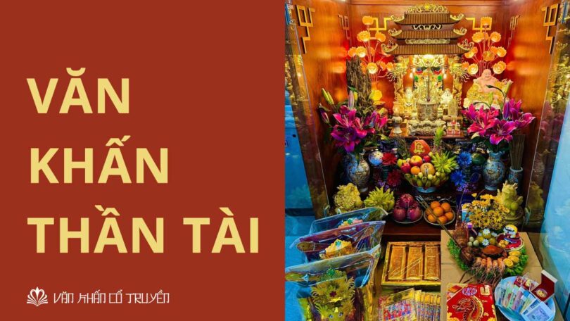 Văn khấn thần tài